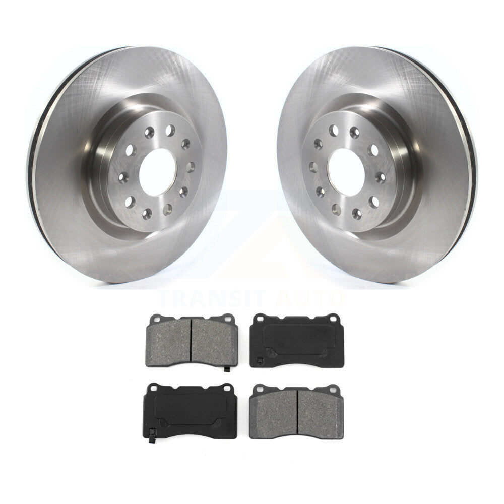 Kit de disques de frein à disque avant et plaquettes semi-métalliques pour Cadillac CTS CT6
