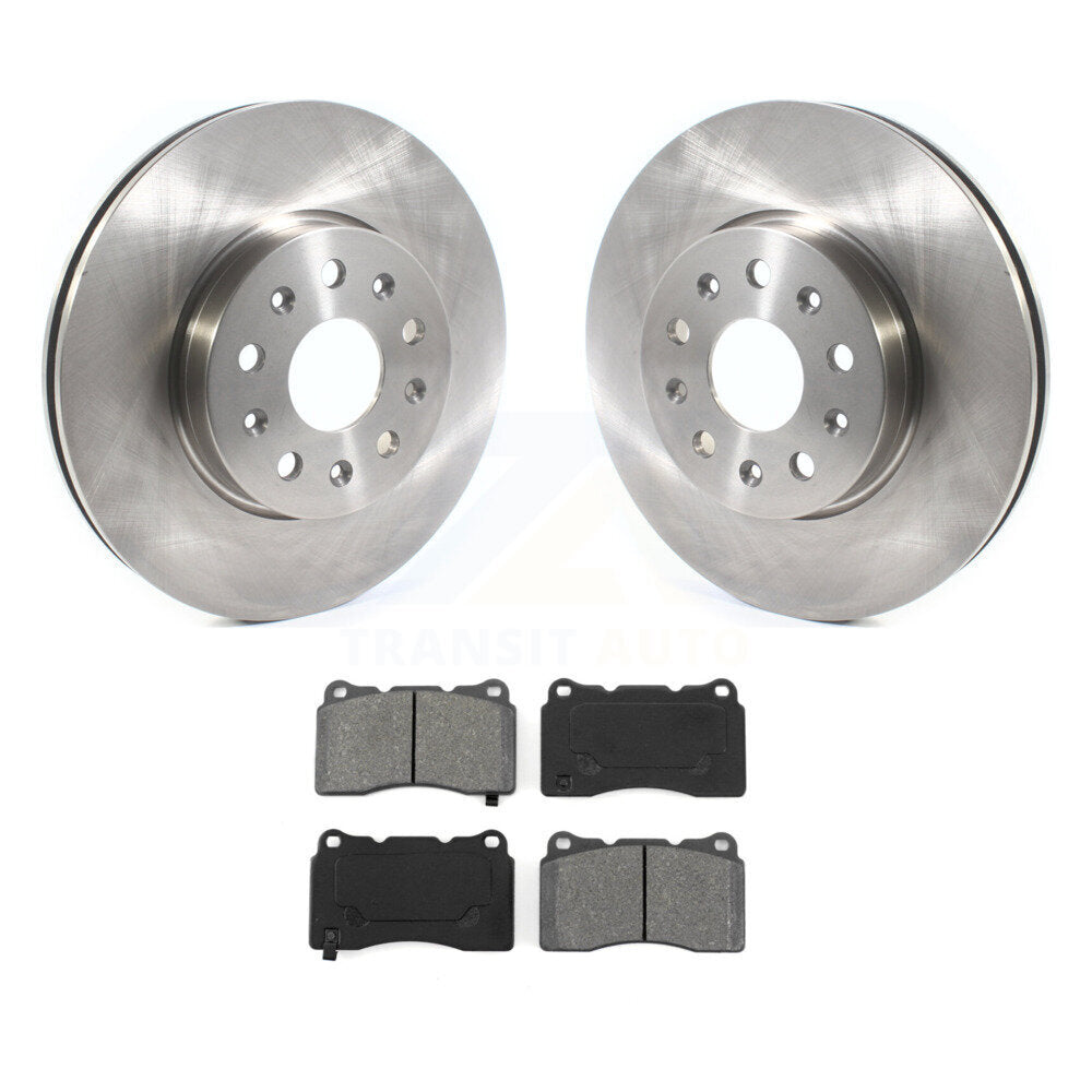 Rotors de frein avant et Kit de plaquettes semi-métalliques pour Chevrolet Camaro Cadillac CTS CT