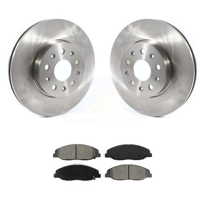 Kit de disques de frein à disque avant et plaquettes semi-métalliques pour Cadillac CTS K8S-102754