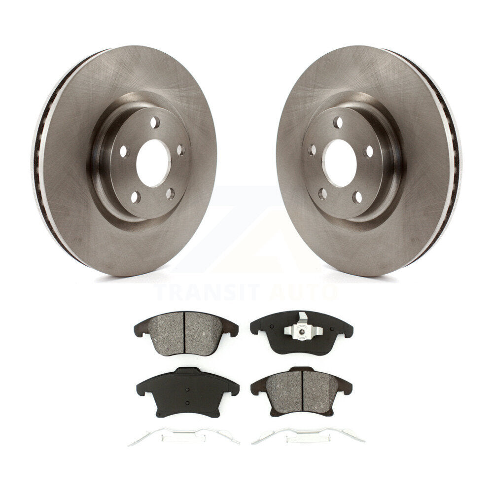 Kit de rotor de frein avant et de plaquettes semi-métalliques pour Ford Police Responder Hybrid SS