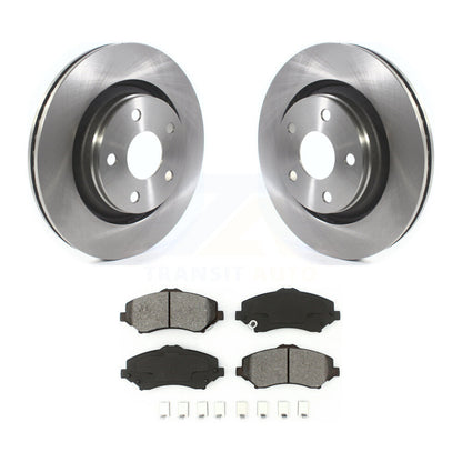 Kit de rotors de frein à disque avant et plaquettes semi-métalliques pour Jeep Wrangler JK