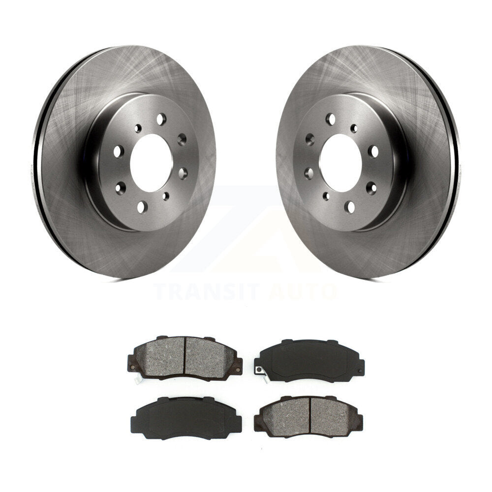 Rotors de frein à disque avant et kit de plaquettes semi-métalliques pour Acura Integra GS-1992-1993