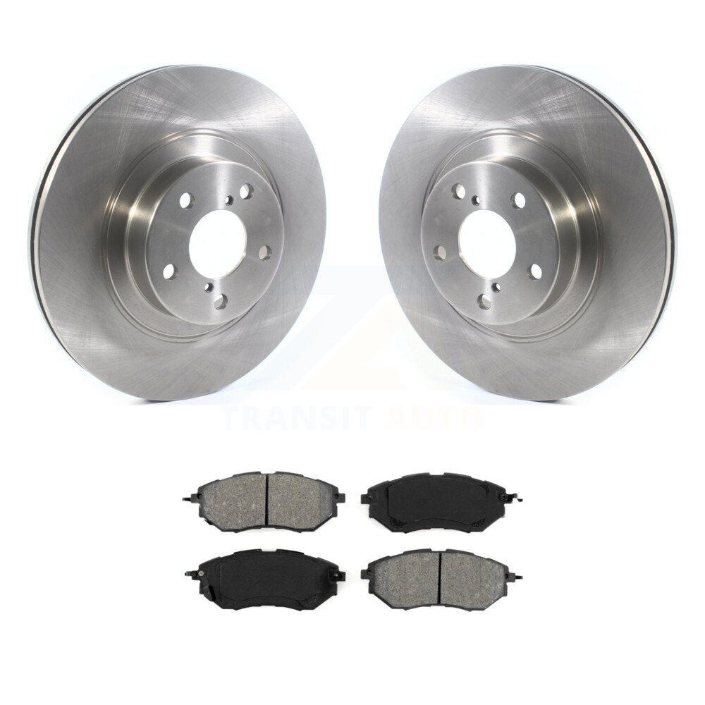 Kit de rotor de frein avant et de plaquettes semi-métalliques pour Subaru Legacy 3.0 R 2009 avec 3.0