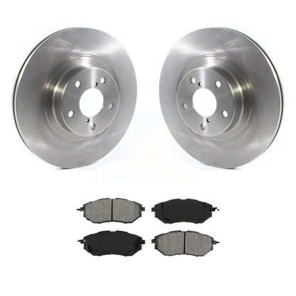 Kit de rotor de frein avant et de plaquettes semi-métalliques pour Subaru Legacy 3.0 R 2009 avec 3.0