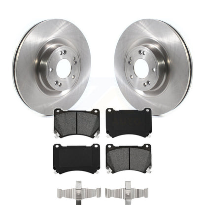 Kit de disques de frein à disque avant et plaquettes semi-métalliques pour Hyundai Genesis Equus