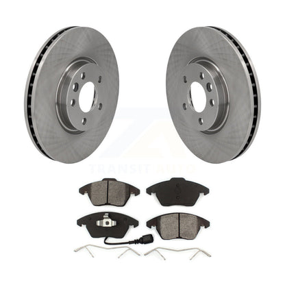 Kit disques de frein à disque avant et plaquettes semi-métalliques pour Volkswagen CC K8S-102764
