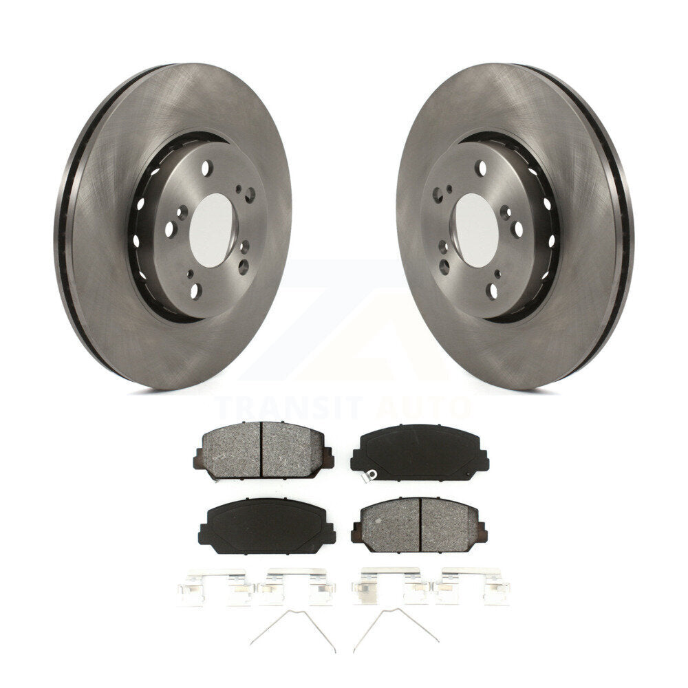 Kit de disques de frein à disque avant et plaquettes semi-métalliques pour Acura RLX K8S-102765