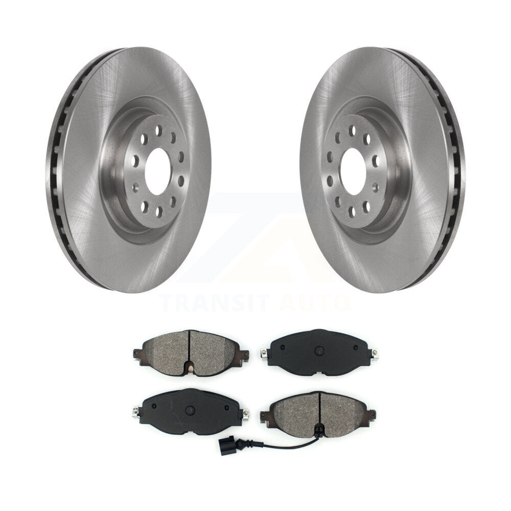 Kit de disques de frein à disque avant et plaquettes semi-métalliques pour Volkswagen Golf Audi A3