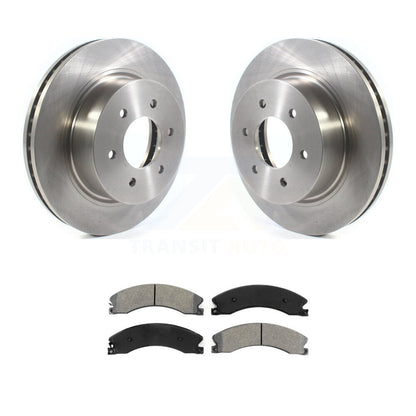 Kit de disques de frein à disque avant et plaquettes semi-métalliques pour Nissan TITAN X 2016 – 2024