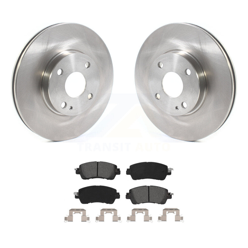 Kit de rotors de frein à disque avant et plaquettes semi-métalliques pour Toyota Yaris iA Scion