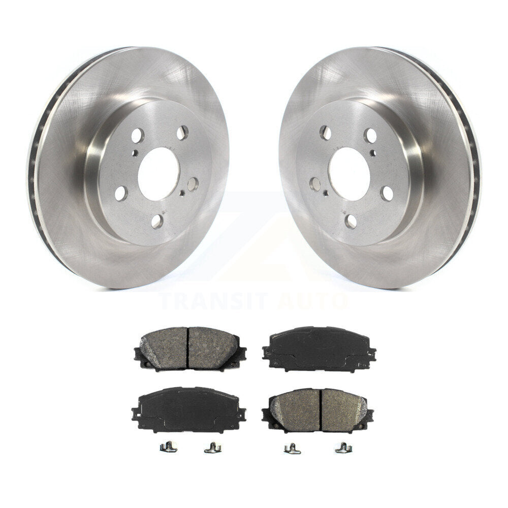 Kit de rotor de frein avant et de plaquettes semi-métalliques pour Toyota Corolla Prius Prime AWD-