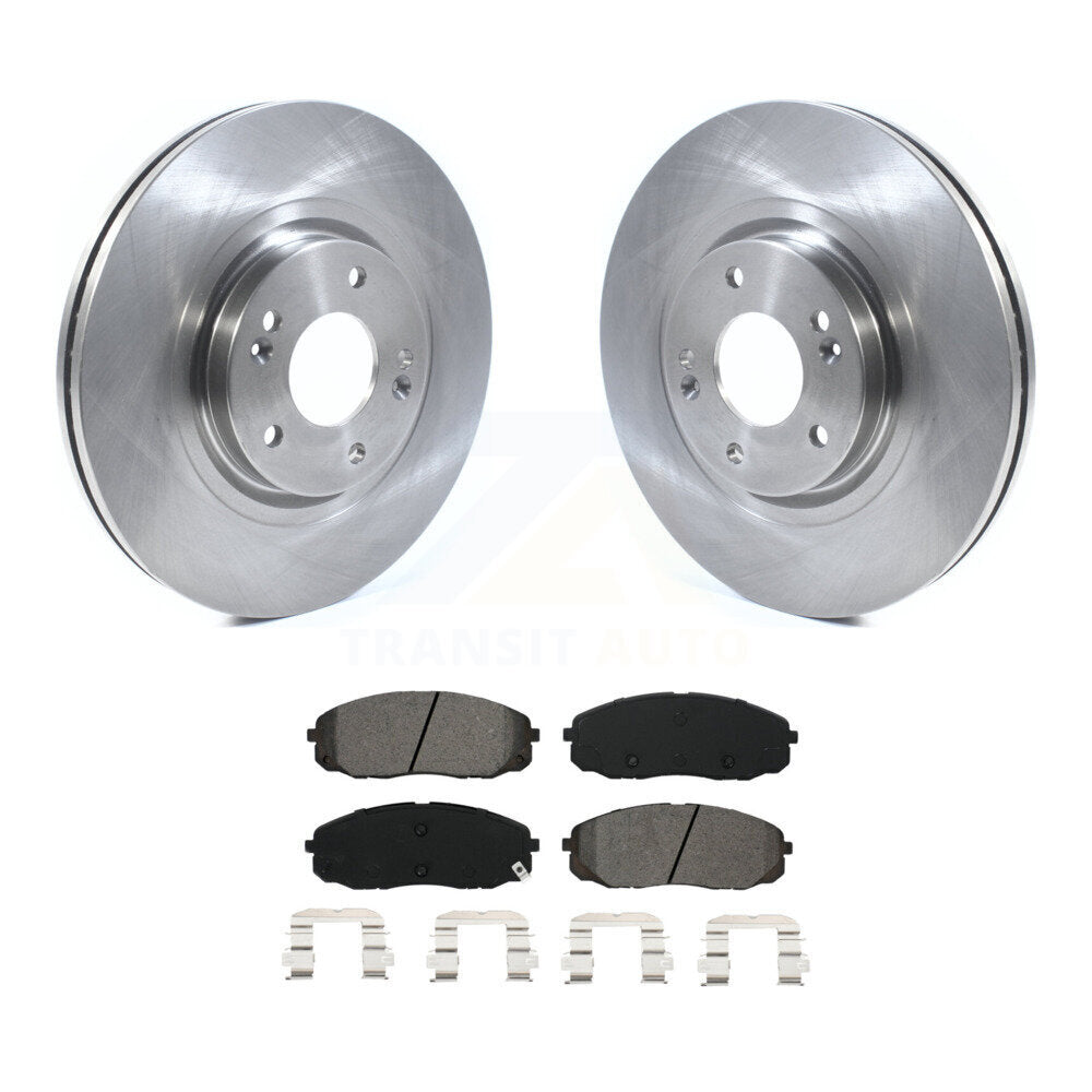 Kit de disques de frein à disque avant et de plaquettes semi-métalliques pour Kia Sedona 2015 – 2021