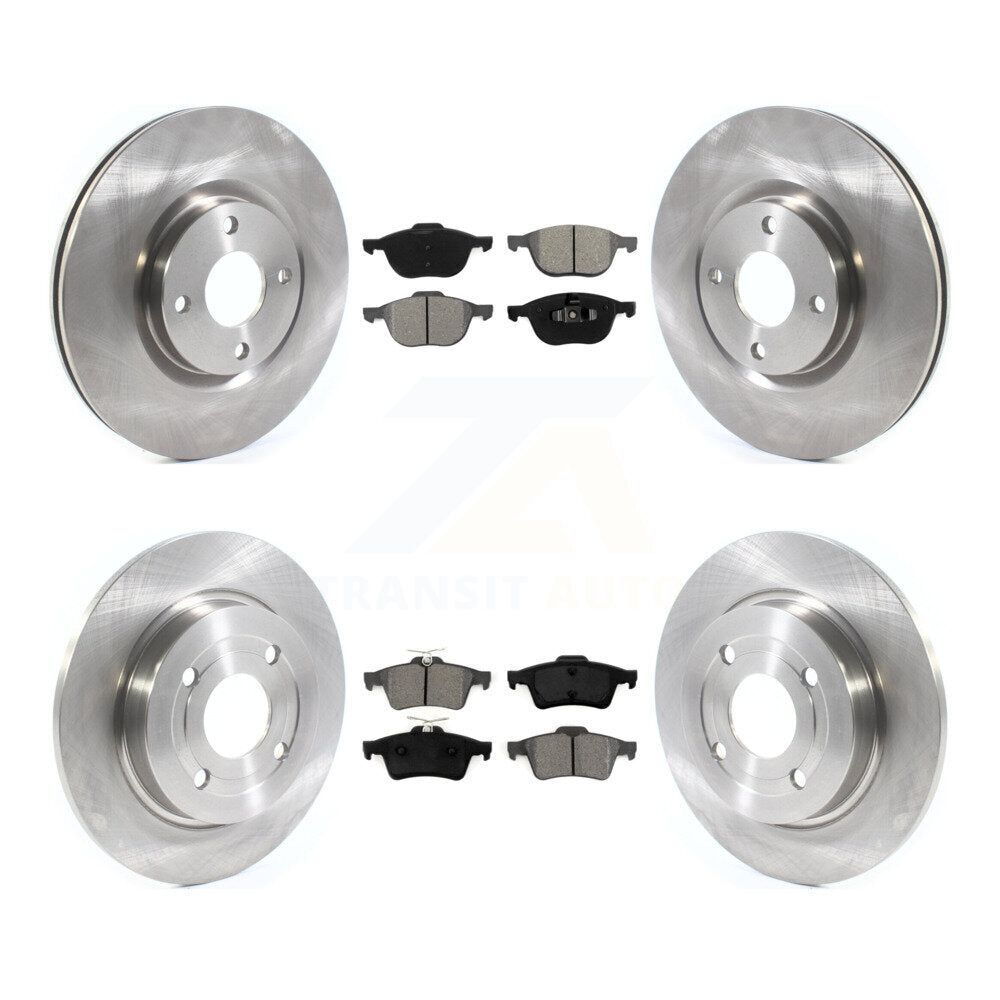 Kit de rotor de frein avant et arrière et plaquettes semi-métalliques pour Ford EcoSport AW 2018 – 2022