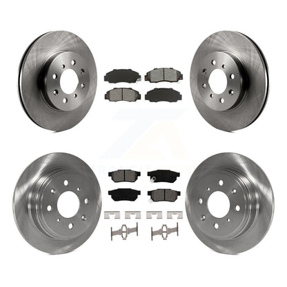 Kit de rotors de frein avant et arrière et plaquettes semi-métalliques pour Acura Integra GS-1992-1993