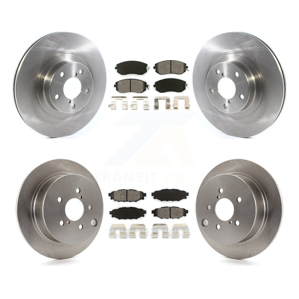 Kit de rotors de frein avant et arrière et plaquettes semi-métalliques pour Subaru Forester XV Crosstre