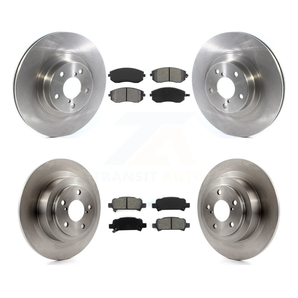 Kit de plaquettes de frein semi-métalliques pour rotors de frein avant et arrière, pour Subaru Baja Turbocharge 05-06