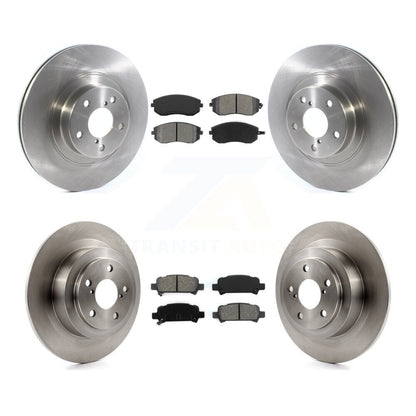 Kit de plaquettes de frein semi-métalliques pour rotors de frein avant et arrière, pour Subaru Baja Turbocharge 05-06