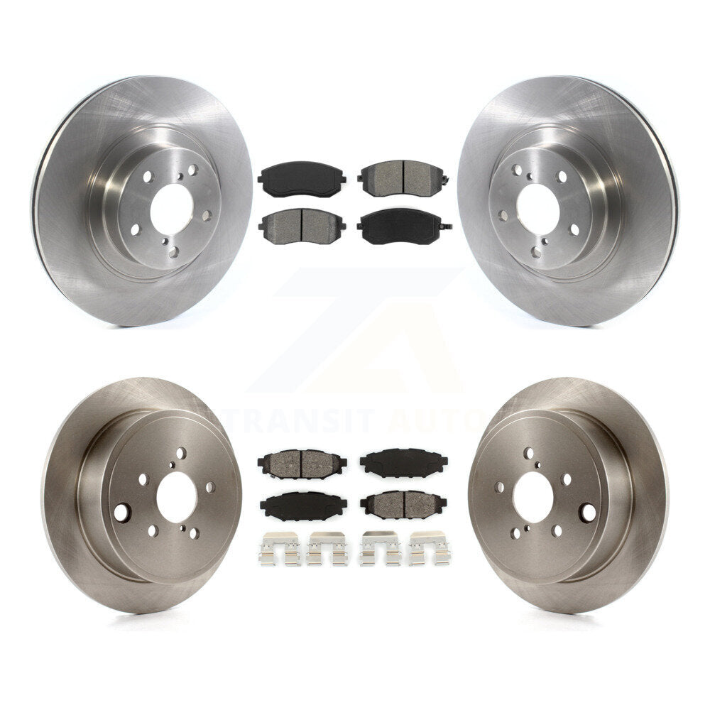 Kit de plaquettes semi-métalliques de Rotor de frein avant et arrière, pour Subaru Outback Forester Imprez