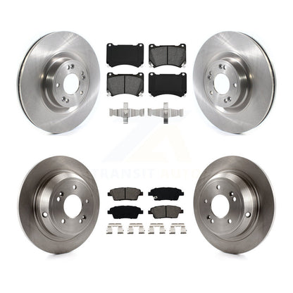 Kit de plaquettes de frein semi-métalliques pour disques de frein avant et arrière, pour Hyundai Genesis 5.0 2012 – 2014