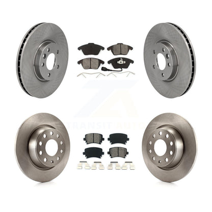 Kit de disques de frein à disque avant et arrière et plaquettes semi-métalliques pour Volkswagen CC