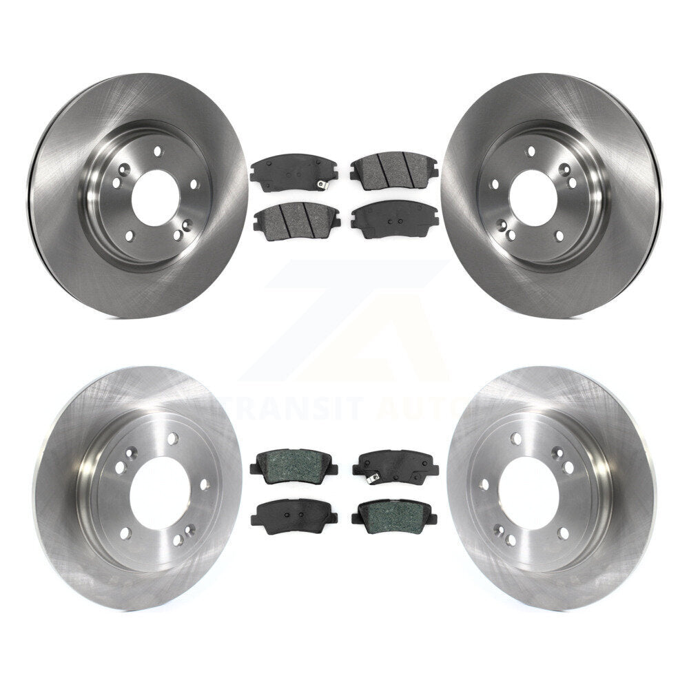 Kit de plaquettes de frein semi-métalliques pour rotors de frein avant et arrière, pour Hyundai Elantra 2017 2020 1.6