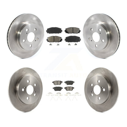 Kit de plaquettes semi-métalliques de Rotor de frein à disque avant et arrière, pour Toyota Corolla Prius Prim