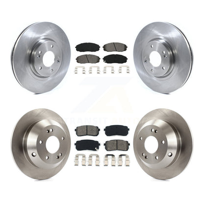 Kit de disques de frein à disque avant et arrière et plaquettes semi-métalliques pour Kia Sedon 2015 – 2021