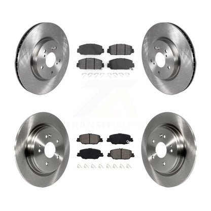 Kit de disques de frein à disque avant et arrière et plaquettes semi-métalliques pour Honda CR-V