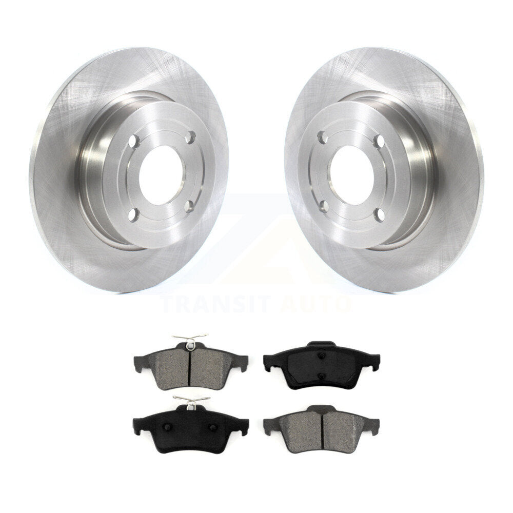 Rotors de frein à disque arrière et kit de plaquettes semi-métalliques pour Ford EcoSport FW 2018-2021