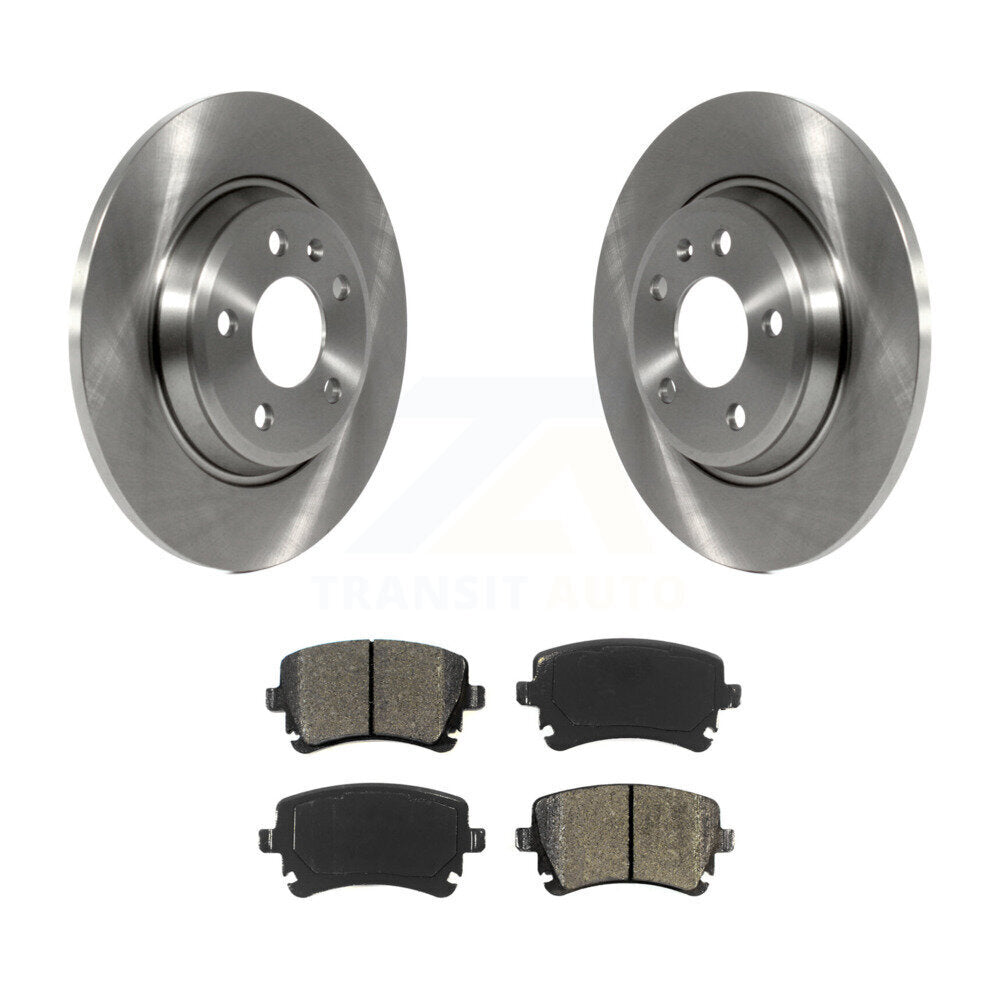 Kit de disques de frein à disque arrière et plaquettes semi-métalliques pour Audi Q5 A4 allroad