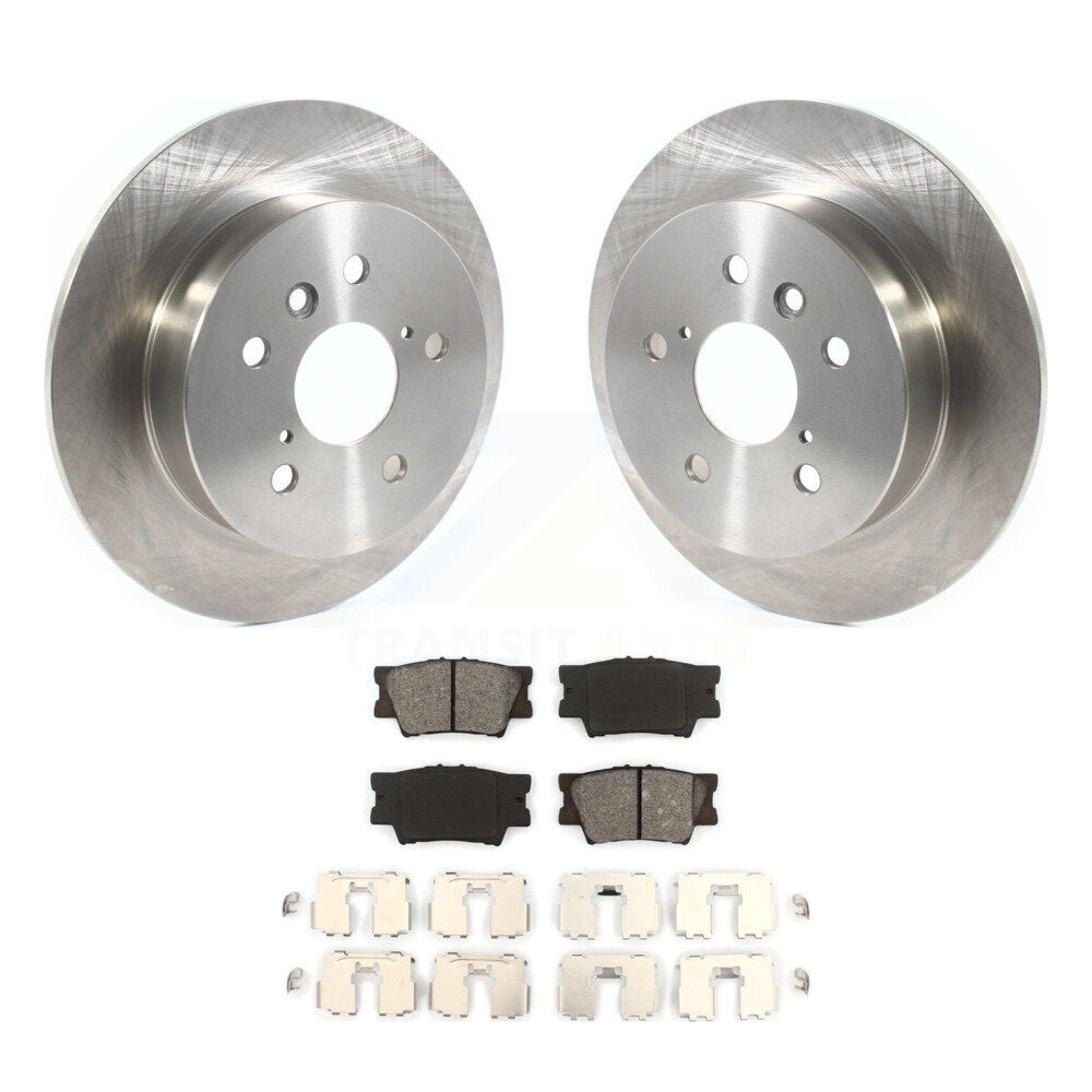Kit de disques de frein à disque arrière et plaquettes semi-métalliques pour Toyota Camry K8S-102826