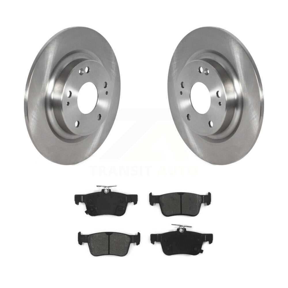 Kit de disques de frein à disque arrière et plaquettes semi-métalliques pour Honda Civic K8S-102827
