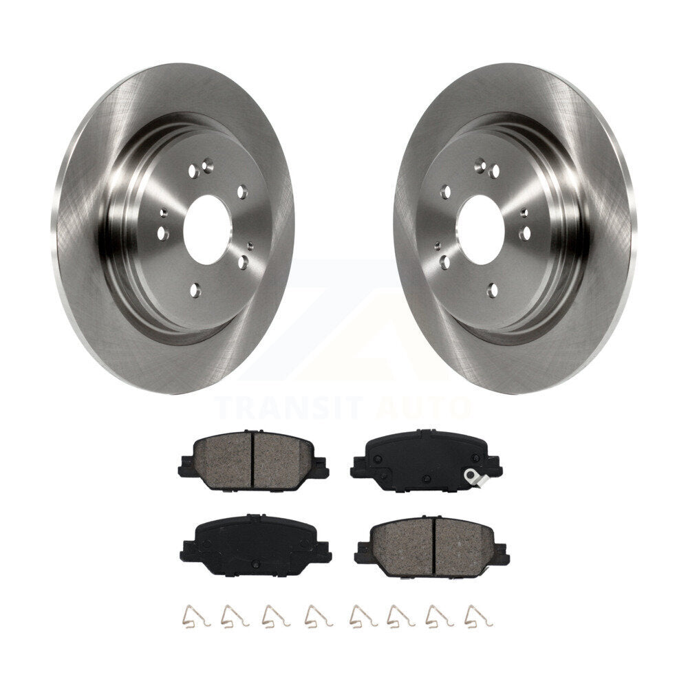 Kit de disques de frein à disque arrière et plaquettes semi-métalliques pour Honda CR-V 2017-2024