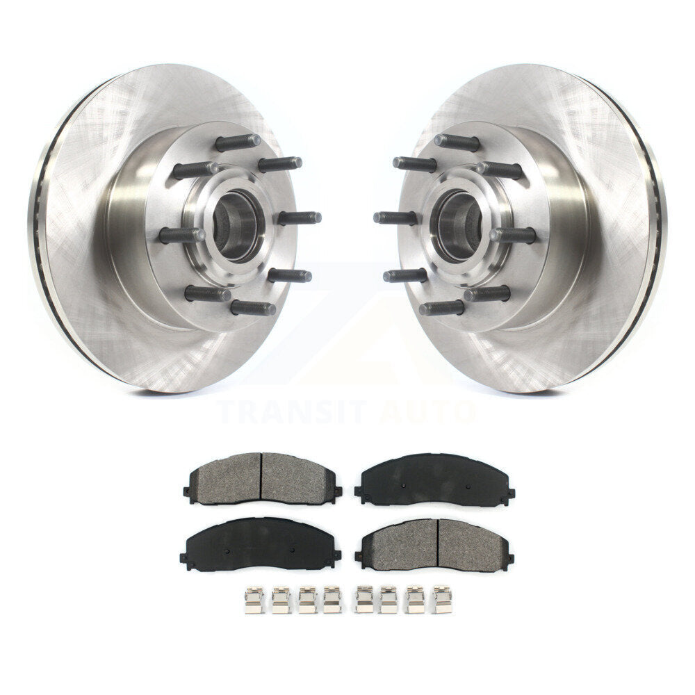 Kit de plaquettes semi-métalliques de moyeu de Rotor de frein à disque avant, pour Ford F-350 Super Duty F-25