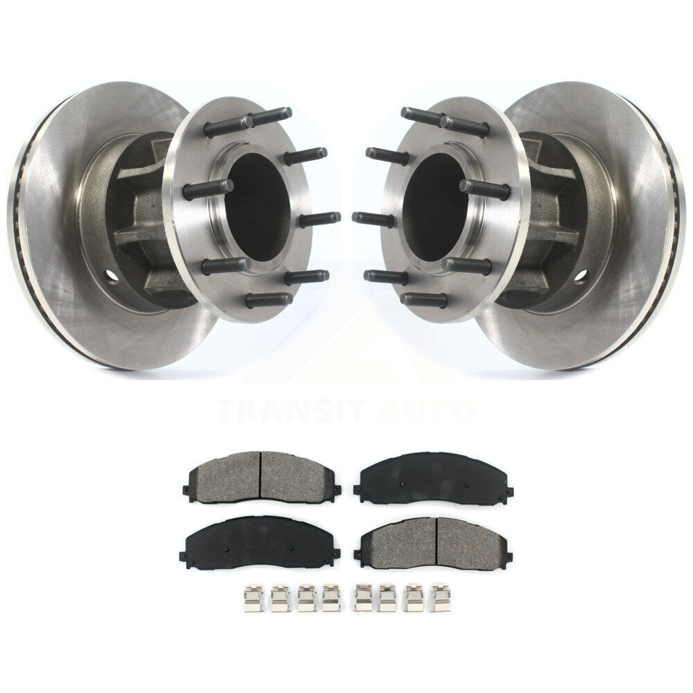 Kit de plaquettes semi-métalliques de Rotor de frein à disque avant, pour Ford F-350 Super Duty F-250 RW