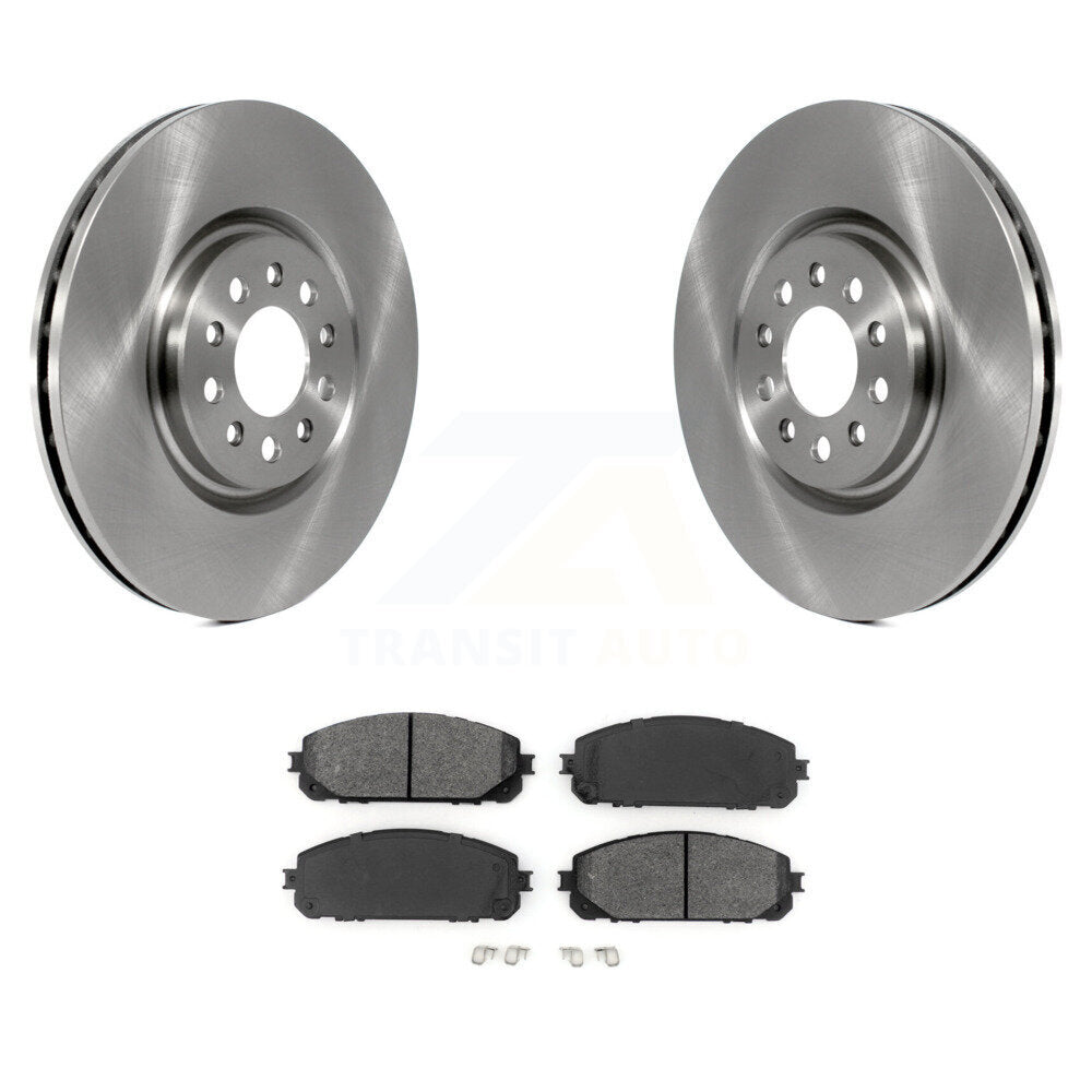 Kit de disques de frein à disque avant et plaquettes semi-métalliques pour Jeep Cherokee K8S-102836