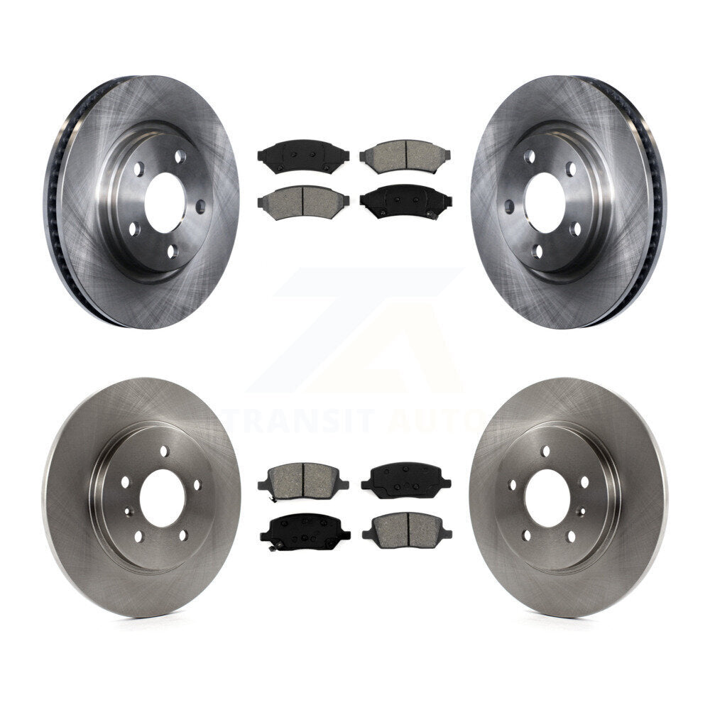 Kit de plaquettes semi-métalliques de Rotor de frein avant et arrière, pour Pontiac Montana Chevrolet Buic