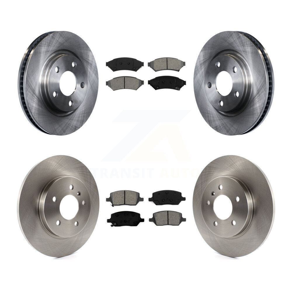 Kit de plaquettes semi-métalliques de Rotor de frein avant et arrière, pour Chevrolet Uplander Buick Satur