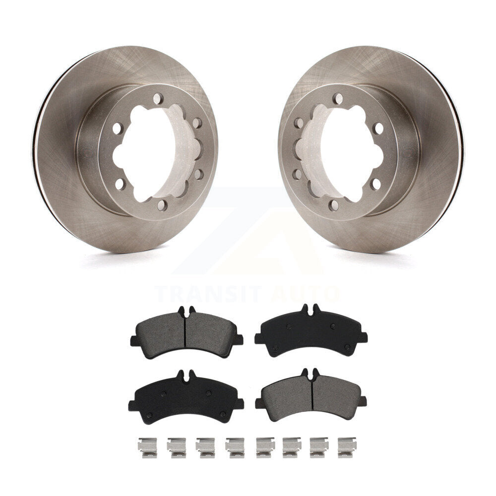Kit de rotor de frein arrière et de plaquettes semi-métalliques pour Sprinter 3500 Mercedes-Benz Dodg