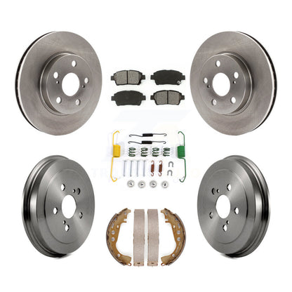Kit de tambour à plaquettes semi-métalliques pour rotors de frein avant et arrière (7 pièces) pour Toyota Celica G 00