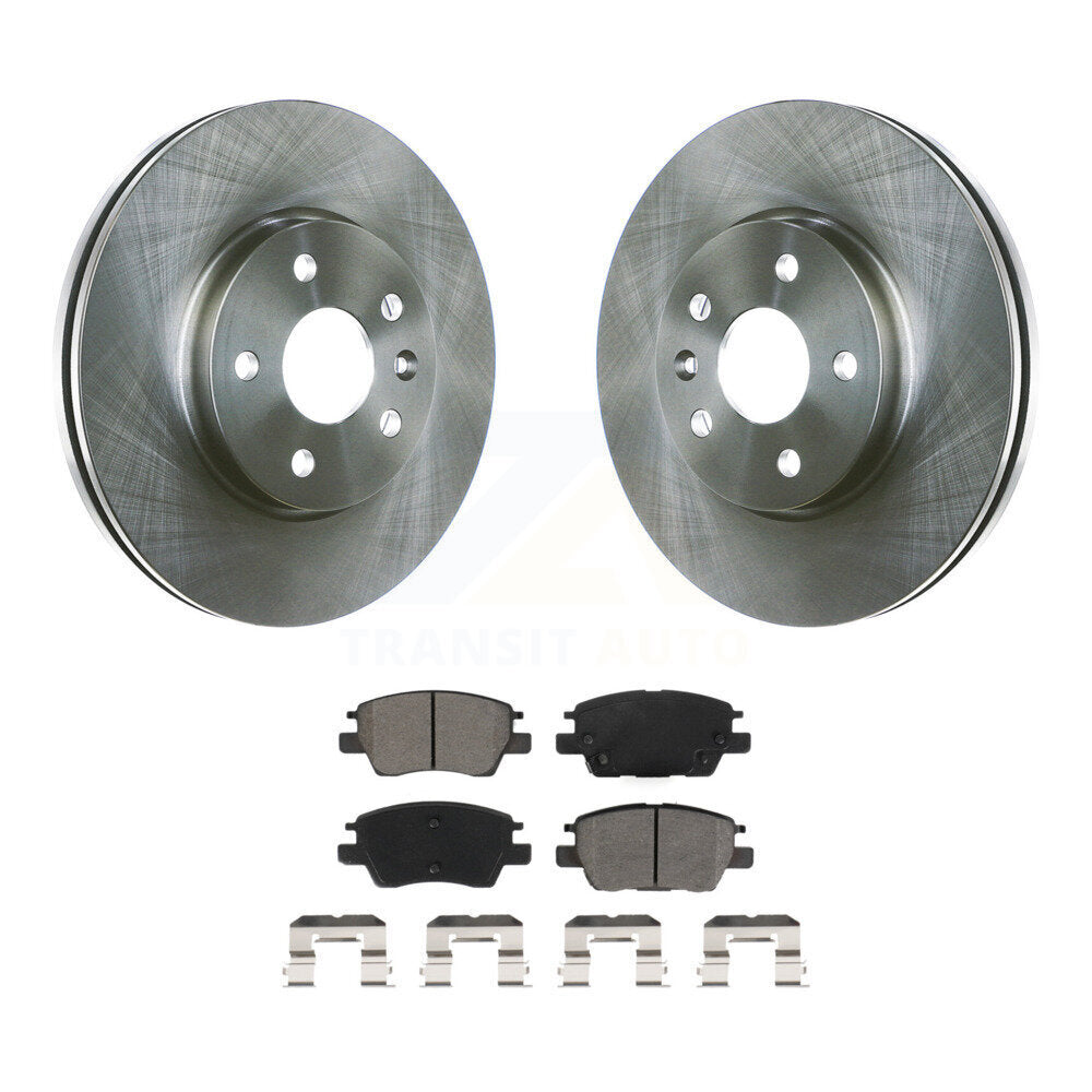 Kit de rotor de frein avant et de plaquettes semi-métalliques pour Chevrolet Cruze Bolt EV EUV Vol