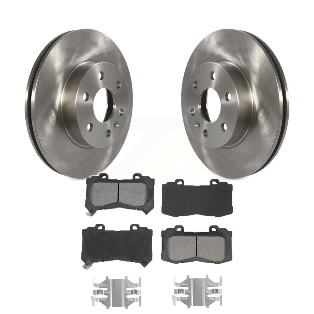 Rotor de frein à disque avant et Kit de plaquettes semi-métalliques pour Chevrolet Colorado GMC Canyo