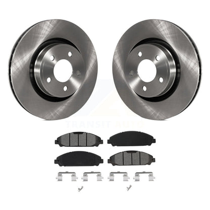 Kit de disques de frein à disque avant et plaquettes semi-métalliques pour Ford Mustang K8S-102857