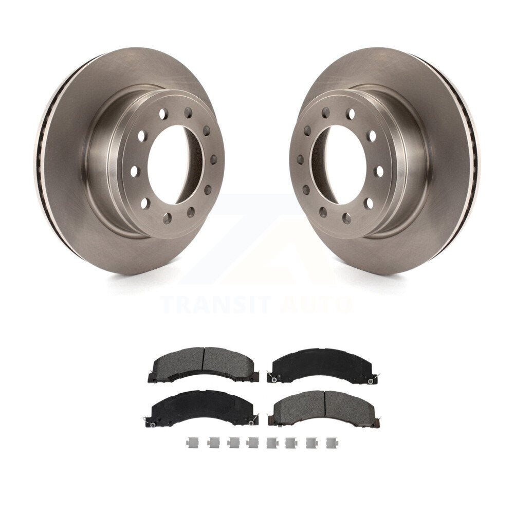 Kit de rotor de frein avant et de plaquettes semi-métalliques pour camion Ram Dodge Sterling 4500 550