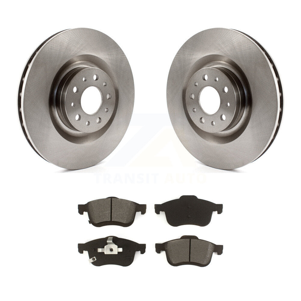 Kit de disques de frein à disque avant et plaquettes semi-métalliques pour Fiat 500L 2014-2020