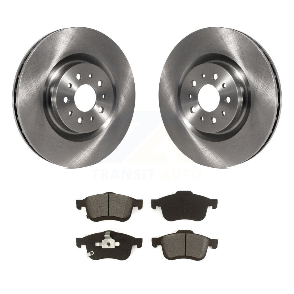 Rotors de frein à disque avant et kit de plaquettes semi-métalliques pour Ram ProMaster Cit 2015-2021