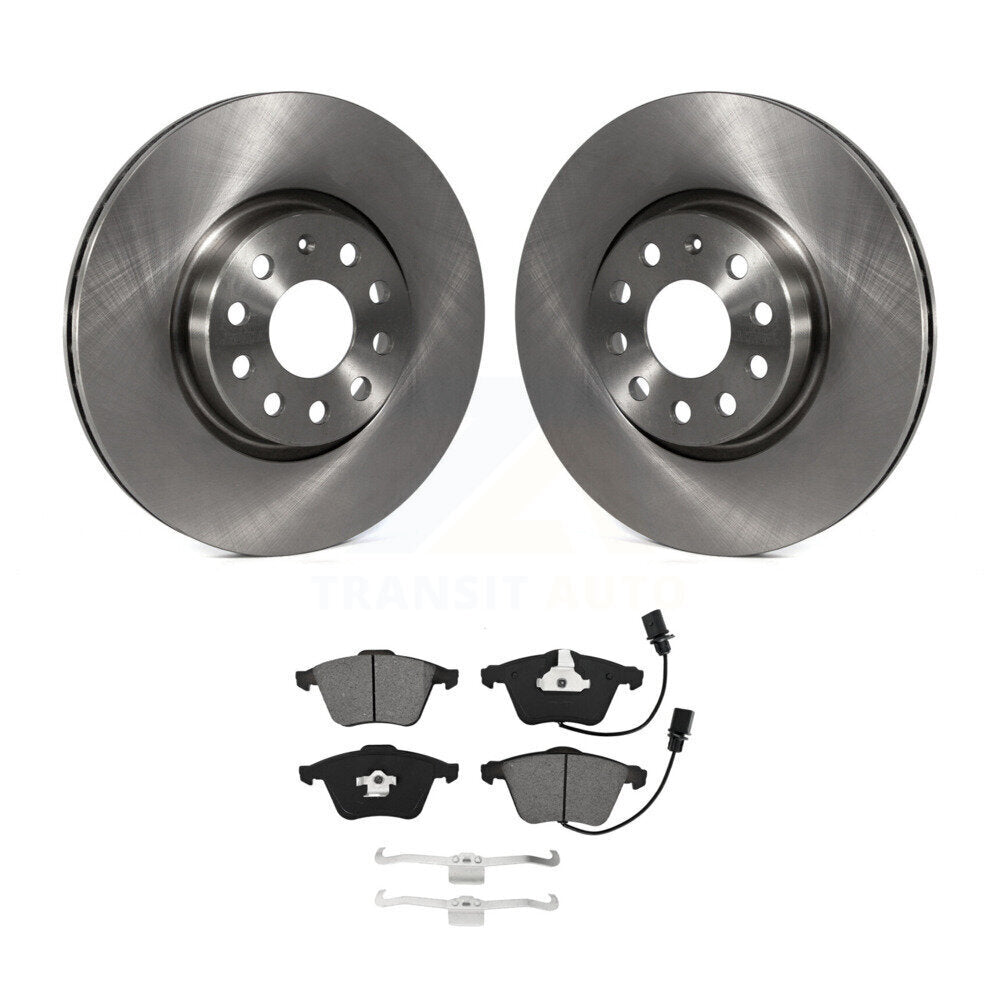 Kit de disques de frein à disque avant et plaquettes semi-métalliques pour Volkswagen CC R32