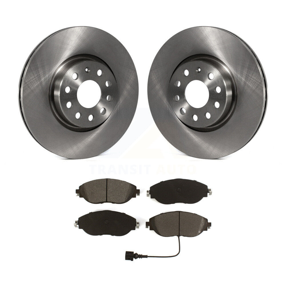 Rotor de frein à disque avant et Kit de plaquettes semi-métalliques pour Volkswagen GTI Arteon Audi A