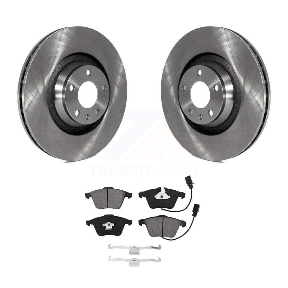 Kit de disques de frein à disque avant et plaquettes semi-métalliques pour Audi A6 Quattro