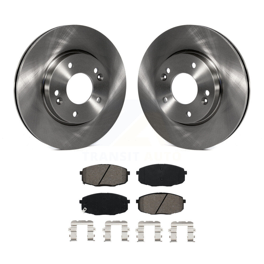 Kit de rotor de frein avant et de plaquettes semi-métalliques pour Kia Hyundai Kona Forte Soul Selto